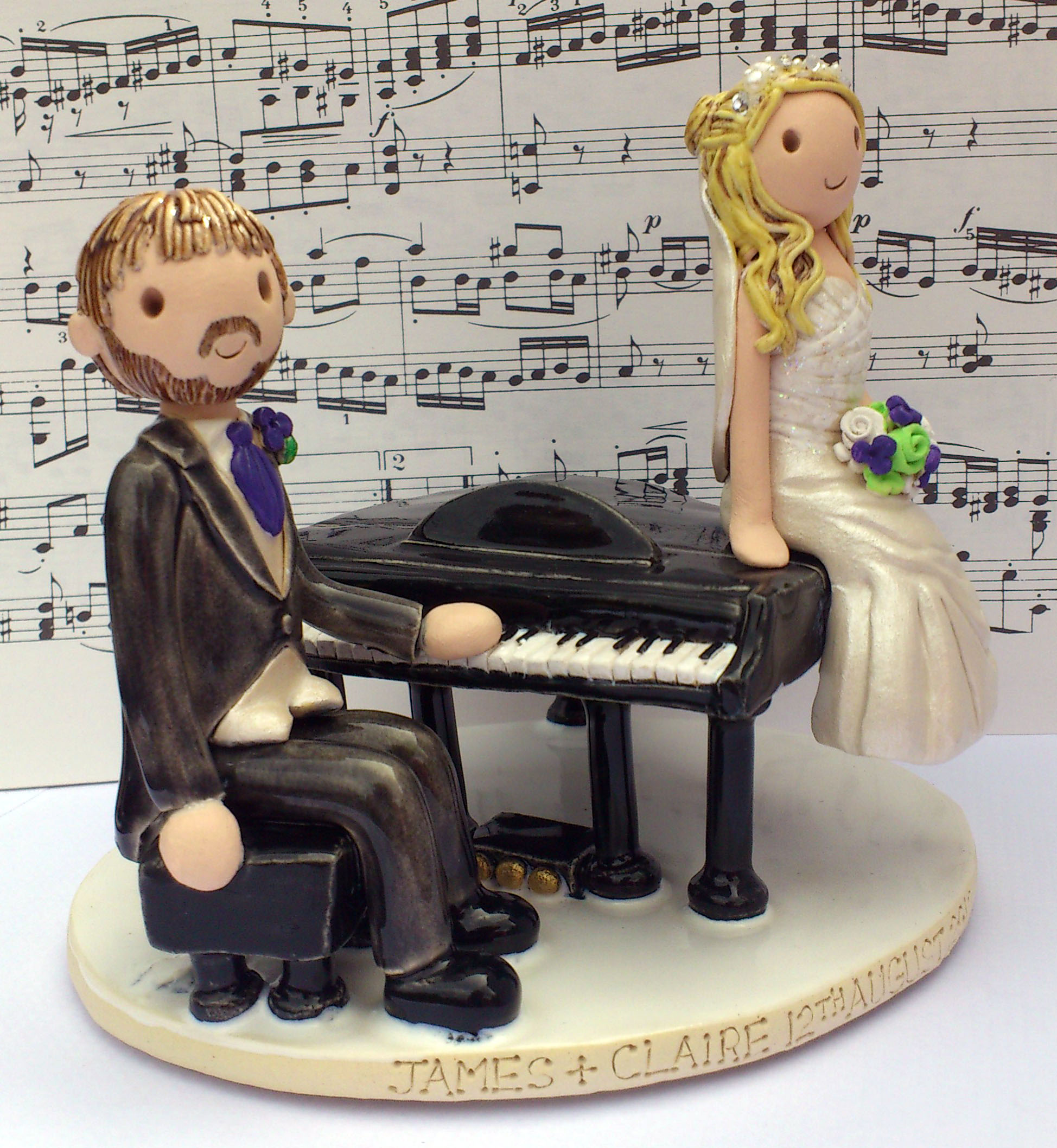 Musical Themed Cake Toppers
